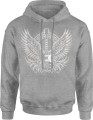 Gitara ze skrzydłami Męska bluza z kapturem 