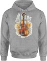 Skrzypce ze skrzypcami dla skrzypka Męska bluza z kapturem 
