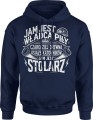 Stolarz dla stolarza Męska bluza z kapturem 
