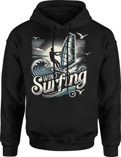 Windsurfing Surfer Dla Surfera Męska bluza z kapturem 