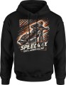 Żużel Speedway Dla Fana Żużla Męska bluza z kapturem 