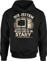 Nie jestem stary jestem vintage Męska bluza z kapturem 