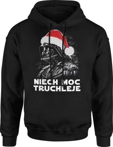 Star Wars Darth Vader Lord Niech Moc Truchleje Męska bluza z kapturem 