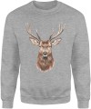 Jeleń z brązowym jeleniem Męska bluza  