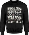 Hemoglobina Mistyfikaja Woda Ziemia Taka Sytuacja Męska bluza 