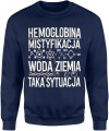 Hemoglobina Mistyfikaja Woda Ziemia Taka Sytuacja Męska bluza 