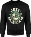 Jest żajebiscie z żabą Męska bluza  