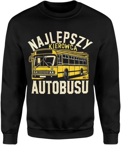 Najlepszy Kierowca Autobusu Busa Męska bluza 