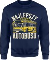 Najlepszy Kierowca Autobusu Busa Męska bluza 
