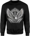 Gitara ze skrzydłami Męska bluza 