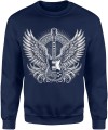 Gitara ze skrzydłami Męska bluza 