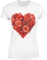 Róże serce Damska koszulka 