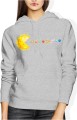 Pac Man Pacman Kosmos Retro Damska bluza z kapturem  