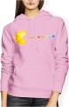 Pac Man Pacman Kosmos Retro Damska bluza z kapturem  