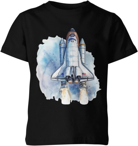 Rakieta kosmiczna Dziecięca koszulka 