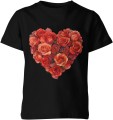 Róże serce Dziecięca koszulka 