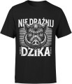 Nie drażnij dzika Męska koszulka 