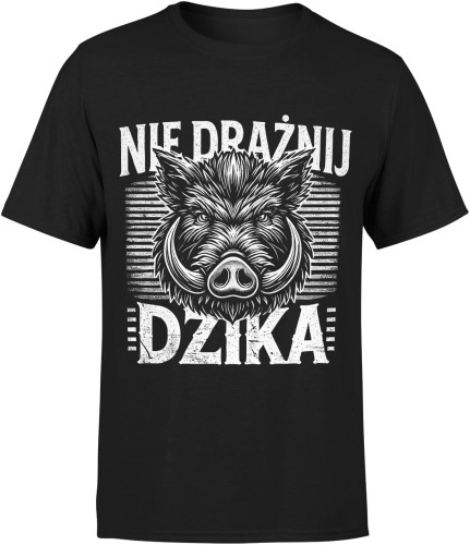 Nie drażnij dzika Męska koszulka 