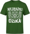 Nie drażnij dzika Męska koszulka 