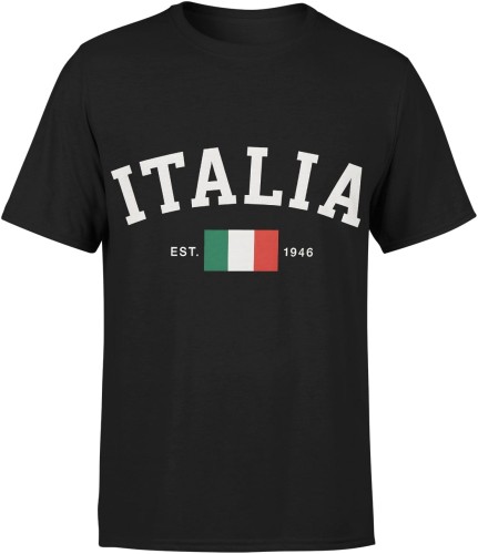 Italia Włochy Męska koszulka 