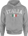 Italia Włochy Męska bluza z kapturem  