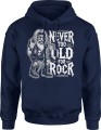 Never too old for rock Męska bluza z kapturem 
