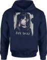 Evil Smile psycho girl Męska bluza z kapturem 