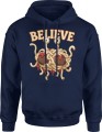 Latający Potwor Spaghetti Believe Męska bluza z kapturem 