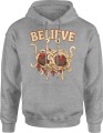 Latający Potwor Spaghetti Believe Męska bluza z kapturem 