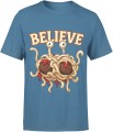 Latający Potwor Spaghetti Believe Męska koszulka 