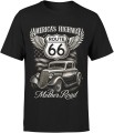 Americas Highway Route 66 Męska koszulka 