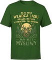 Jam jest myśliwy Męska koszulka 