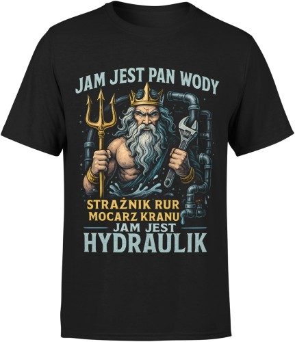 Jam jest hydraulik dla hydraulika Męska koszulka 