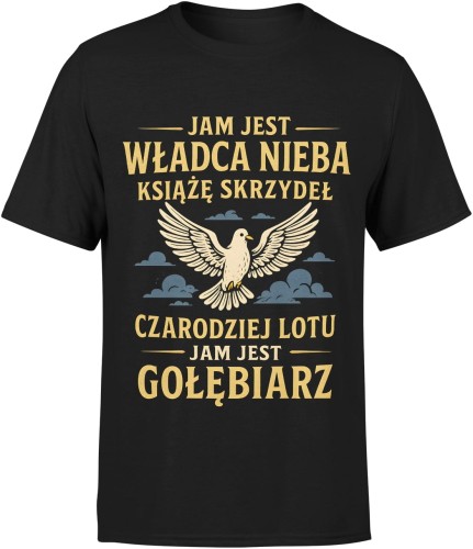 Jam jest gołębiarz Męska koszulka 