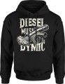 Diesel musi dymić Męska bluza z kapturem 