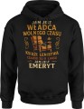 Jam jest emeryt Męska bluza z kapturem 