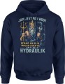 Jam jest hydraulik dla hydraulika Męska bluza z kapturem 