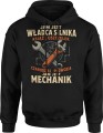 Jam jest mechanik Męska bluza z kapturem 