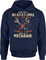 Jam jest mechanik Męska bluza z kapturem 