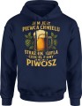 Jam jest piwosz dla piwosza Męska bluza z kapturem 