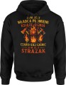 Jam jest strażak Męska bluza z kapturem 