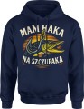 Mam haka na szczupaka Męska bluza z kapturem 