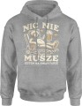 Nic nie muszę jestem na emeryturze miś Męska bluza z kapturem 