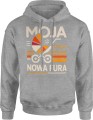 Moja nowa fura z wózkiem Męska bluza z kapturem 