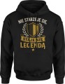 Nie starzeje się staje się legendą Męska bluza z kapturem 