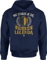 Nie starzeje się staje się legendą Męska bluza z kapturem 