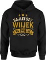 Najlepszy wujek na świecie Męska bluza z kapturem 