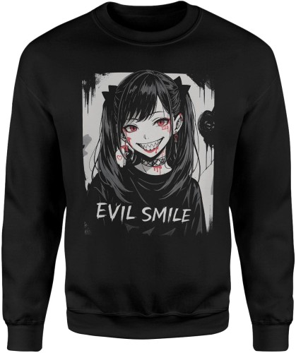 Evil Smile psycho girl Męska bluza 
