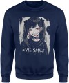 Evil Smile psycho girl Męska bluza 