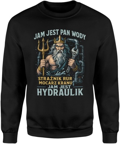 Jam jest hydraulik dla hydraulika Męska bluza  